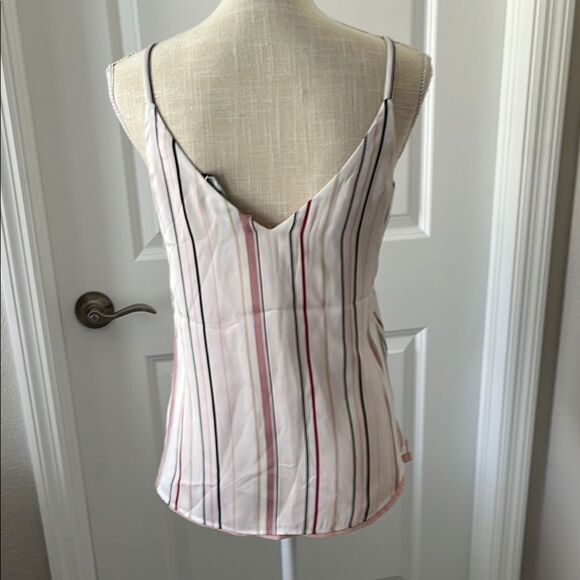 White House Black Market reversible Striped Camisole in Striped /Light Pink - Picture 3 of 5